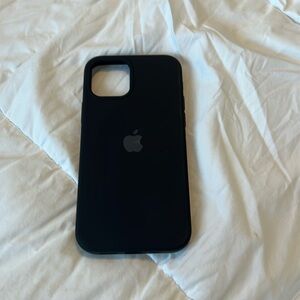 IPhone 12 Pro black apple phone case